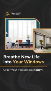 Tailormade Blinds ad: breathe new life into your windows