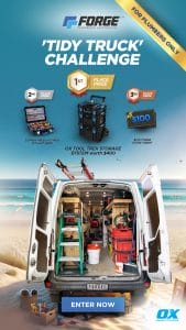 Forge Plumbing ad: tidy truck challenge