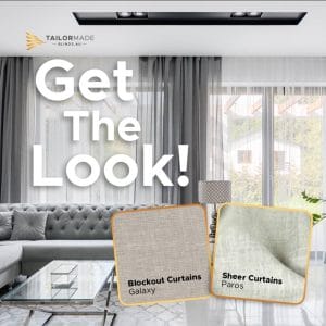Tailormade Blinds ad: get the look
