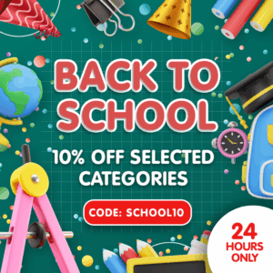 Discount Party Supplies back to school email